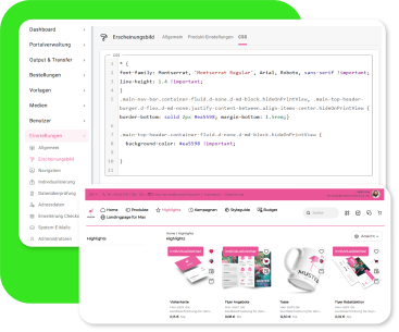 Eigenes CSS im Portal einbinden