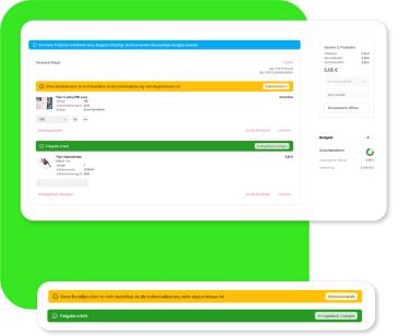 UI-Optimierung im Warenkorb (CTA)