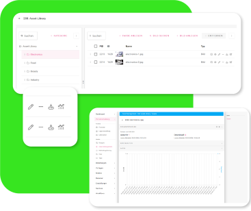 Tracking von Assets im Adminbereich