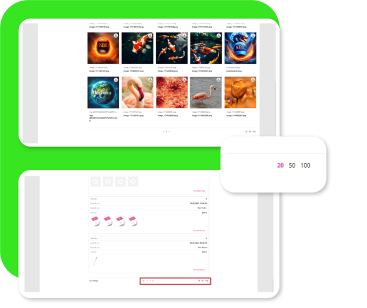 Neue Paging-Optionen im Portal