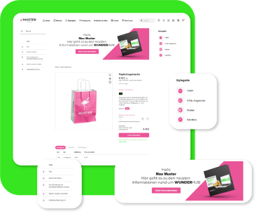 Widgets auf Produktdetailseiten